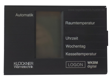 Heizungsregler LOGON WKBM digital